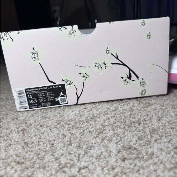 Air Jordan 2 Retro Low Cherry Blossom Men's Size 15 New With Box No Lid - Picture 10 of 10